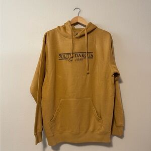 5/$55 !! 🔥 South Dakota Men's Hoodie - Mustard Yellow